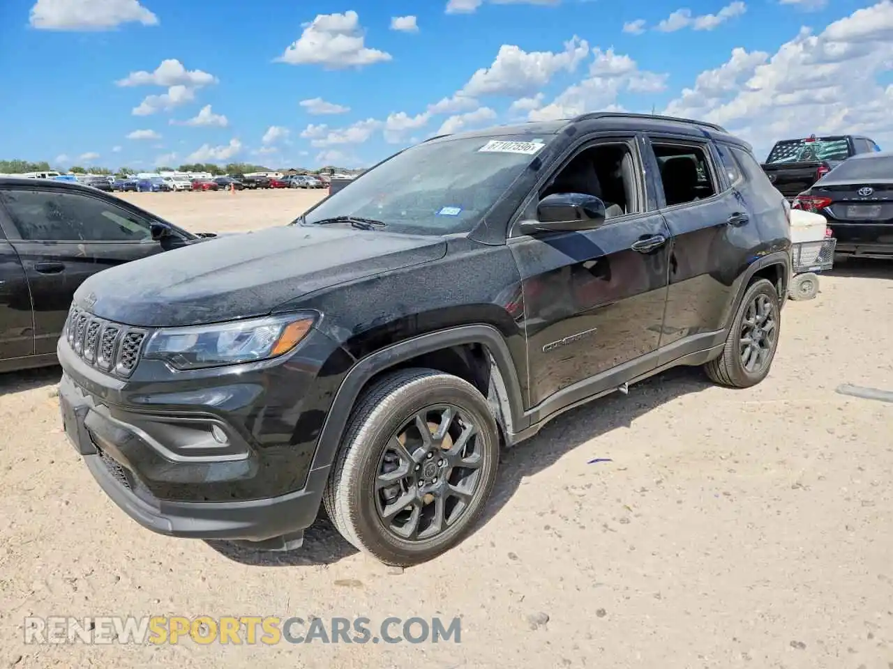 1 Photograph of a damaged car 3C4NJDBN4ST568695 JEEP COMPASS 2025