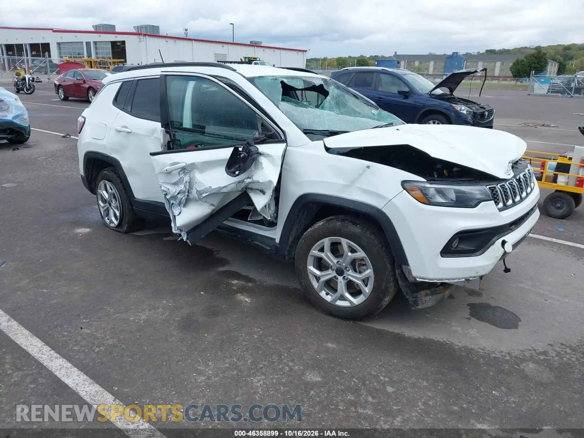 1 Photograph of a damaged car 3C4NJDBN4ST600884 JEEP COMPASS 2025