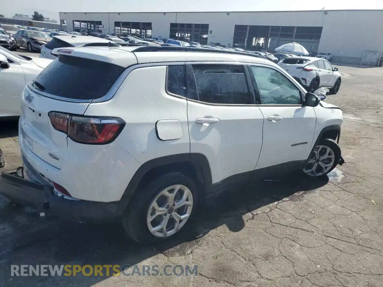 3 Photograph of a damaged car 3C4NJDBN5ST525855 JEEP COMPASS 2025