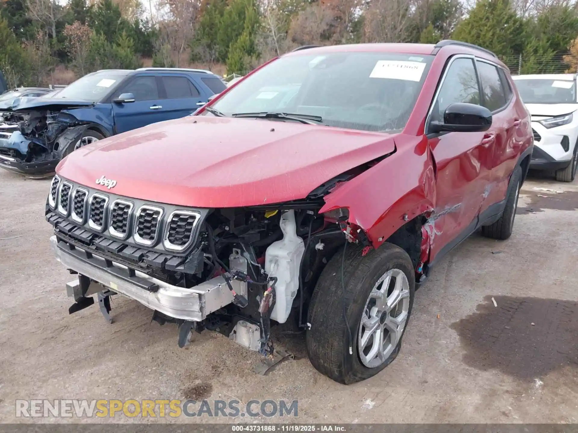 2 Photograph of a damaged car 3C4NJDBN5ST548942 JEEP COMPASS 2025