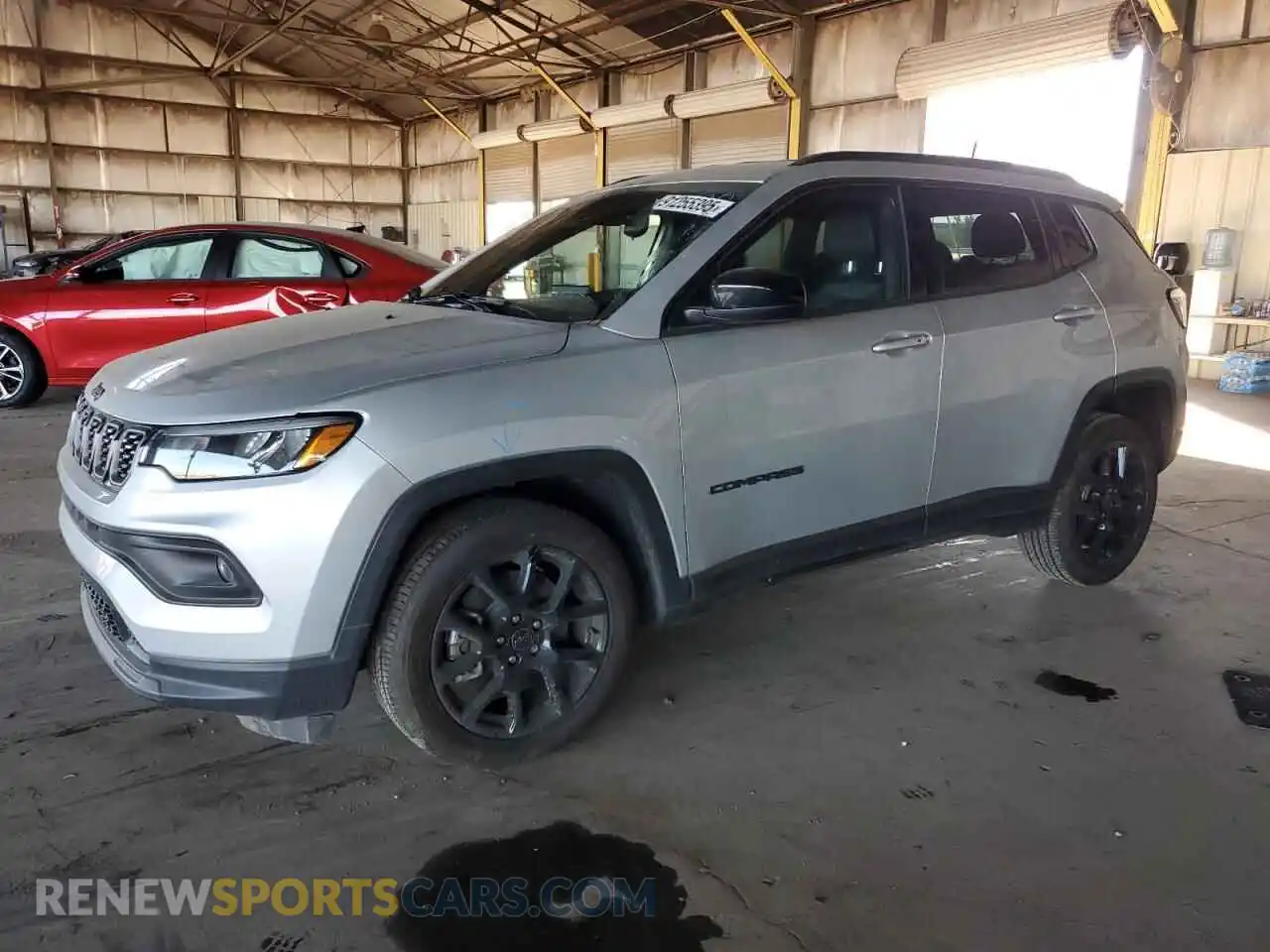 1 Photograph of a damaged car 3C4NJDBN5ST585392 JEEP COMPASS 2025