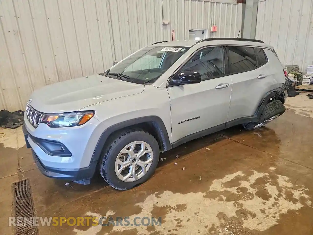 1 Photograph of a damaged car 3C4NJDBN6ST520714 JEEP COMPASS 2025