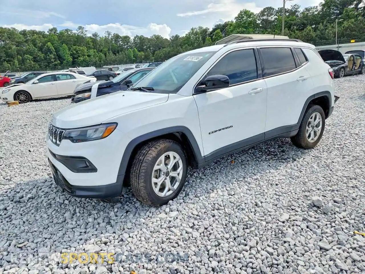 1 Photograph of a damaged car 3C4NJDBN6ST554443 JEEP COMPASS 2025