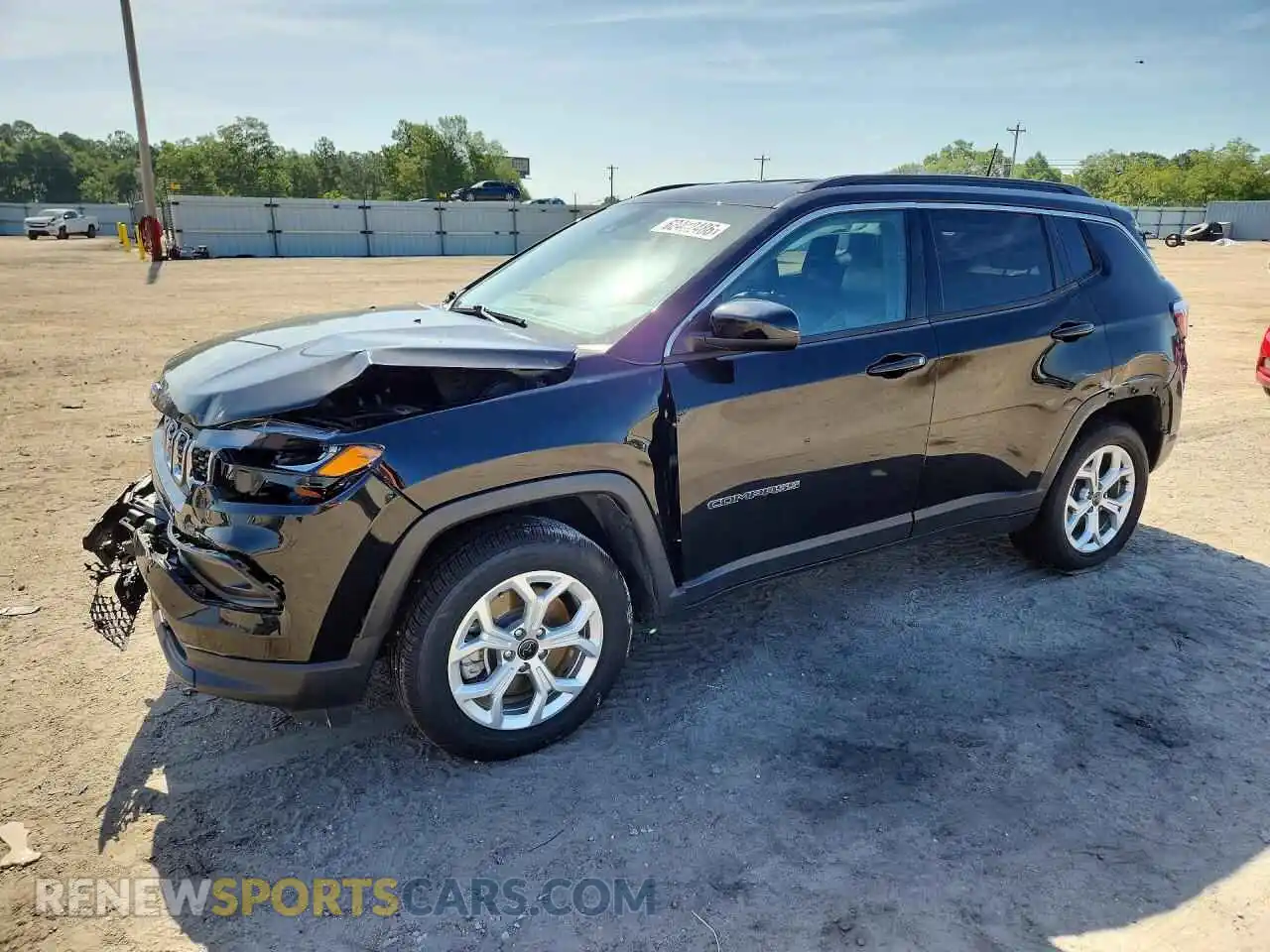 1 Photograph of a damaged car 3C4NJDBN6ST571694 JEEP COMPASS 2025