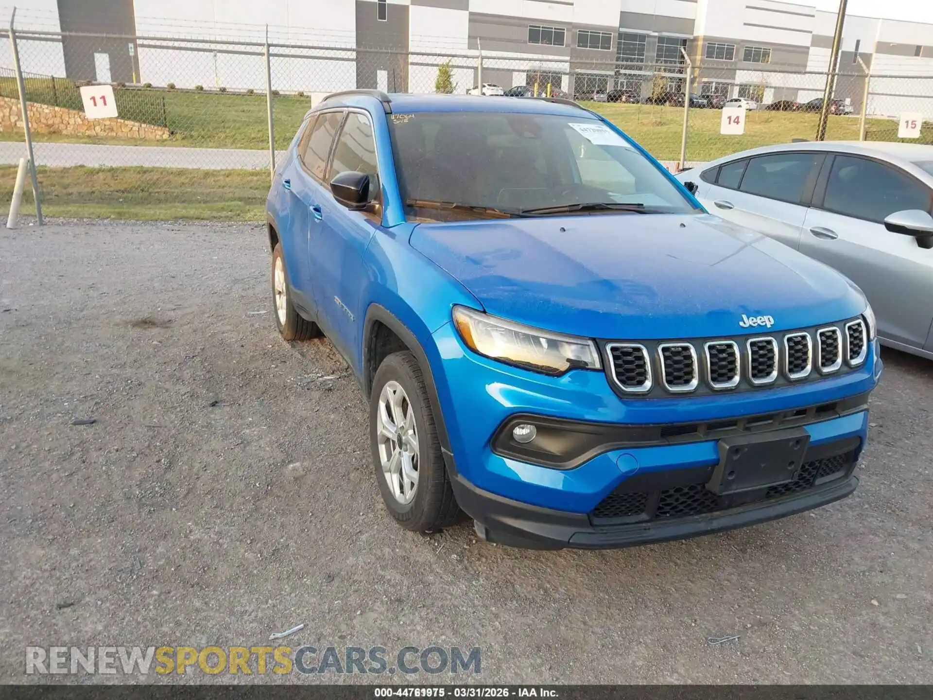 1 Photograph of a damaged car 3C4NJDBN6ST577768 JEEP COMPASS 2025