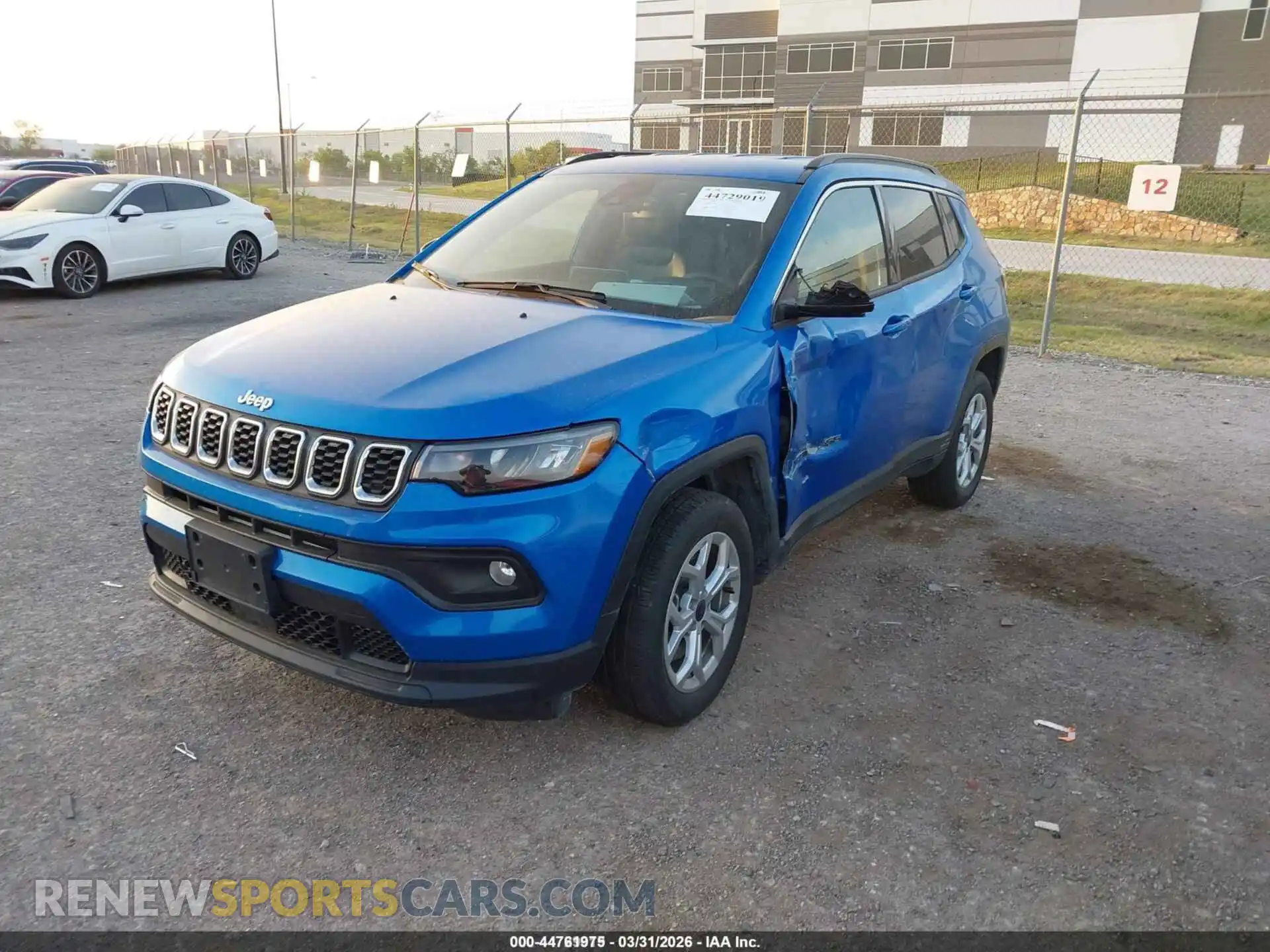 2 Photograph of a damaged car 3C4NJDBN6ST577768 JEEP COMPASS 2025