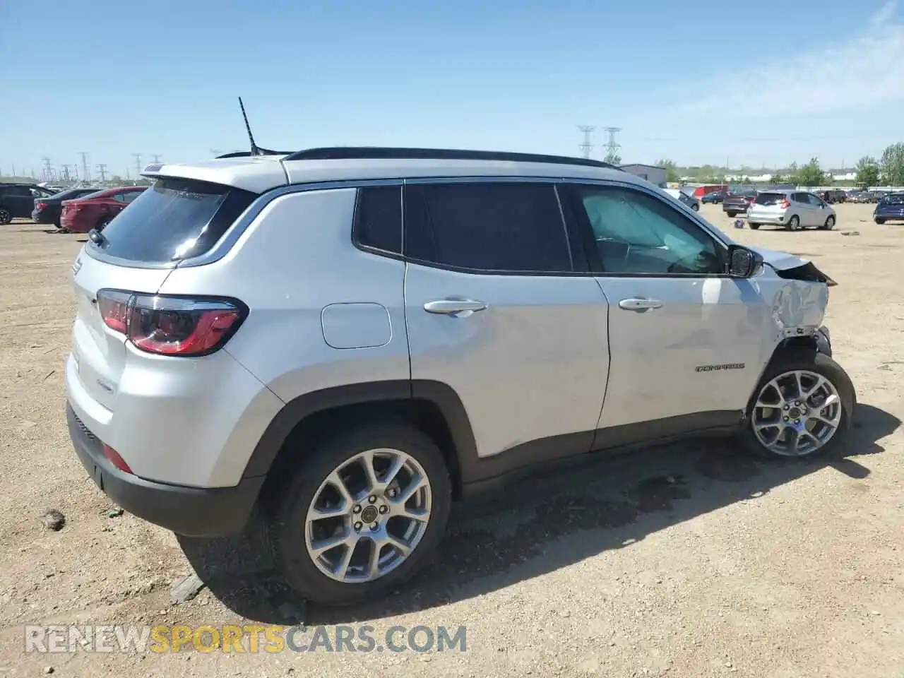 3 Photograph of a damaged car 3C4NJDBN7ST515618 JEEP COMPASS 2025