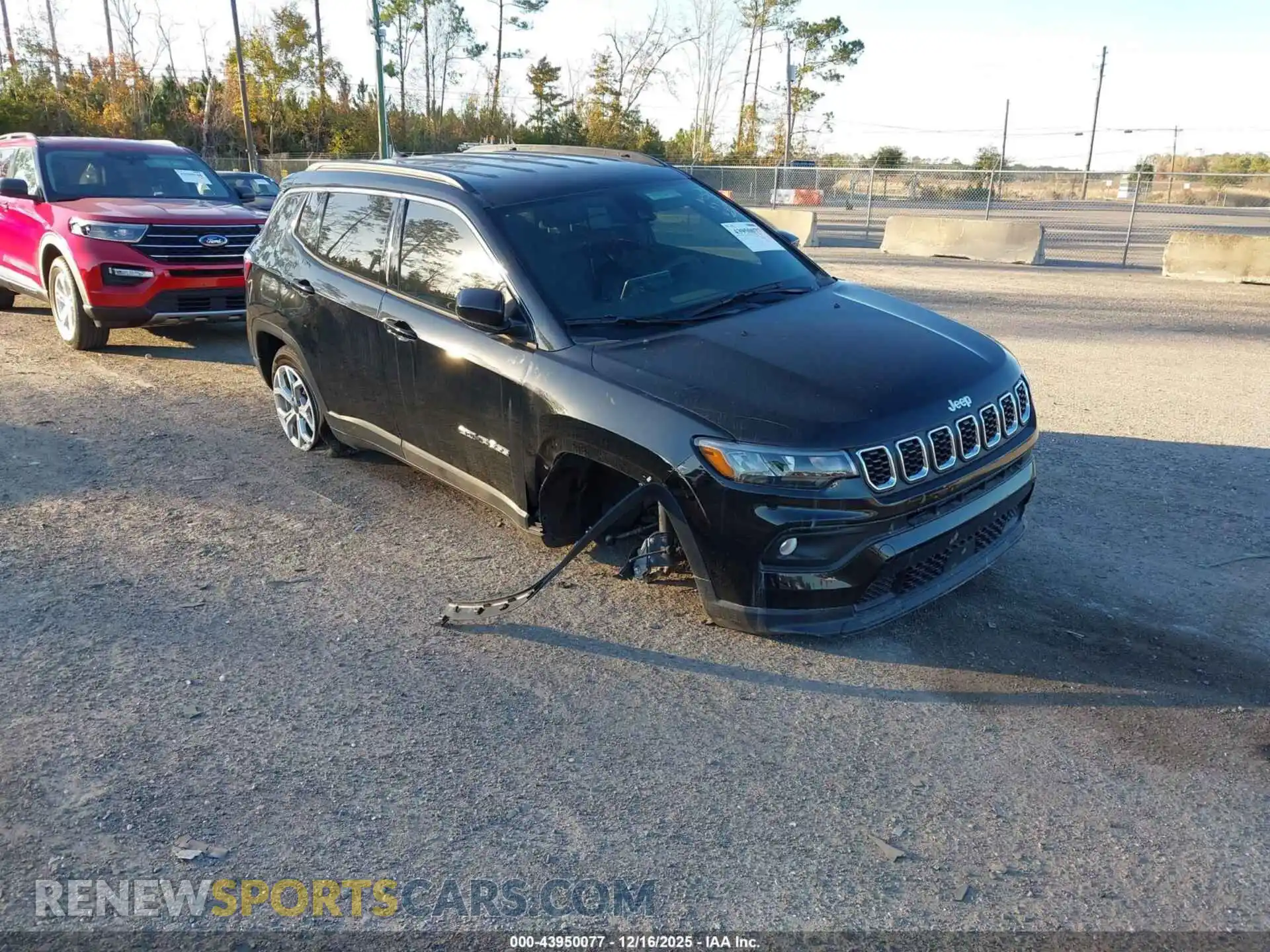 1 Photograph of a damaged car 3C4NJDBN7ST542611 JEEP COMPASS 2025