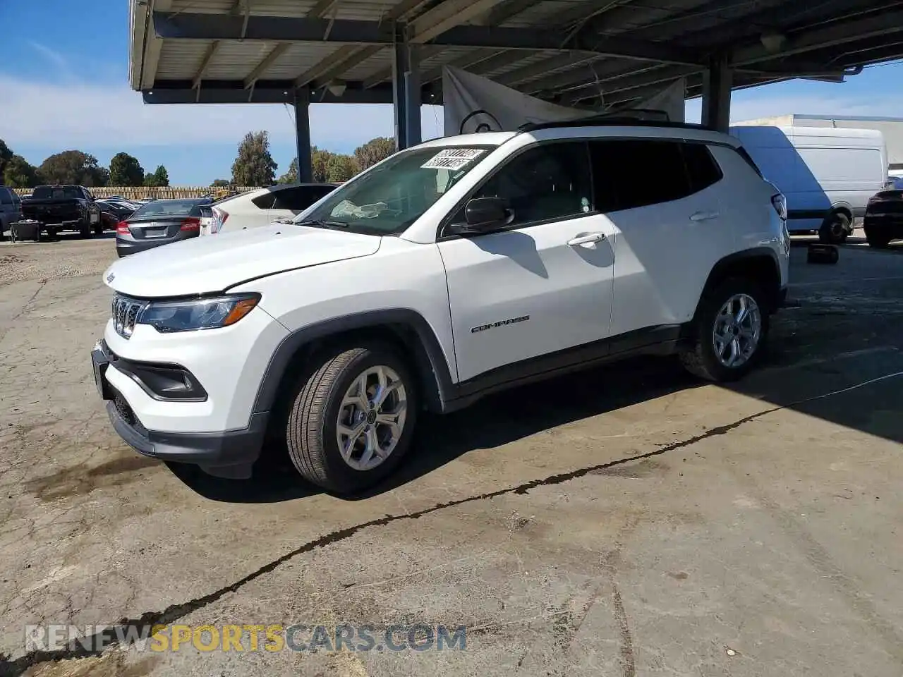 1 Photograph of a damaged car 3C4NJDBN7ST547758 JEEP COMPASS 2025