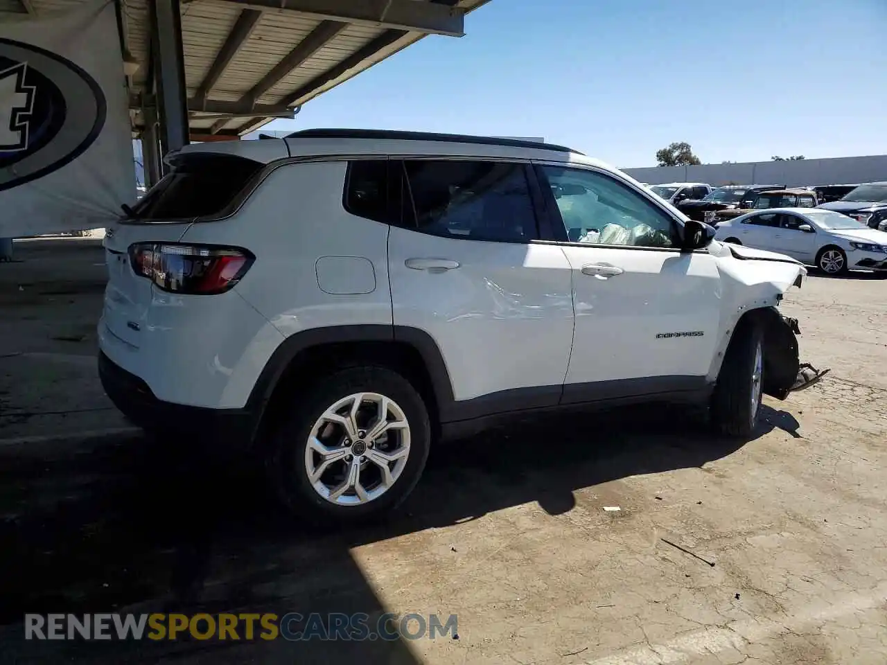 3 Photograph of a damaged car 3C4NJDBN7ST547758 JEEP COMPASS 2025