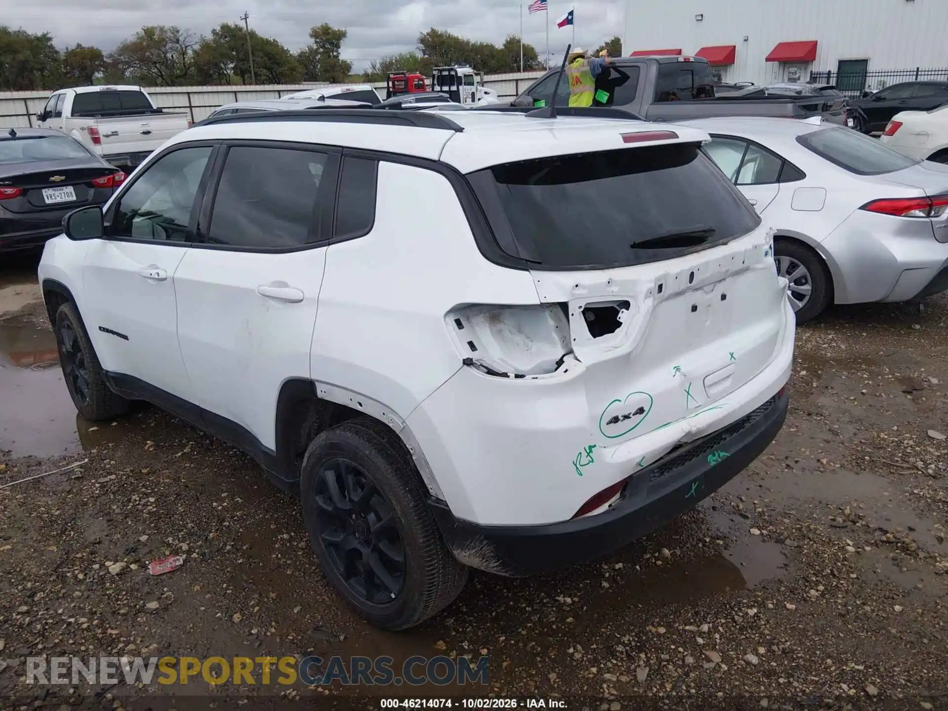 3 fotografías del automóvil dañado 3C4NJDBN7ST617985 JEEP COMPASS 2025