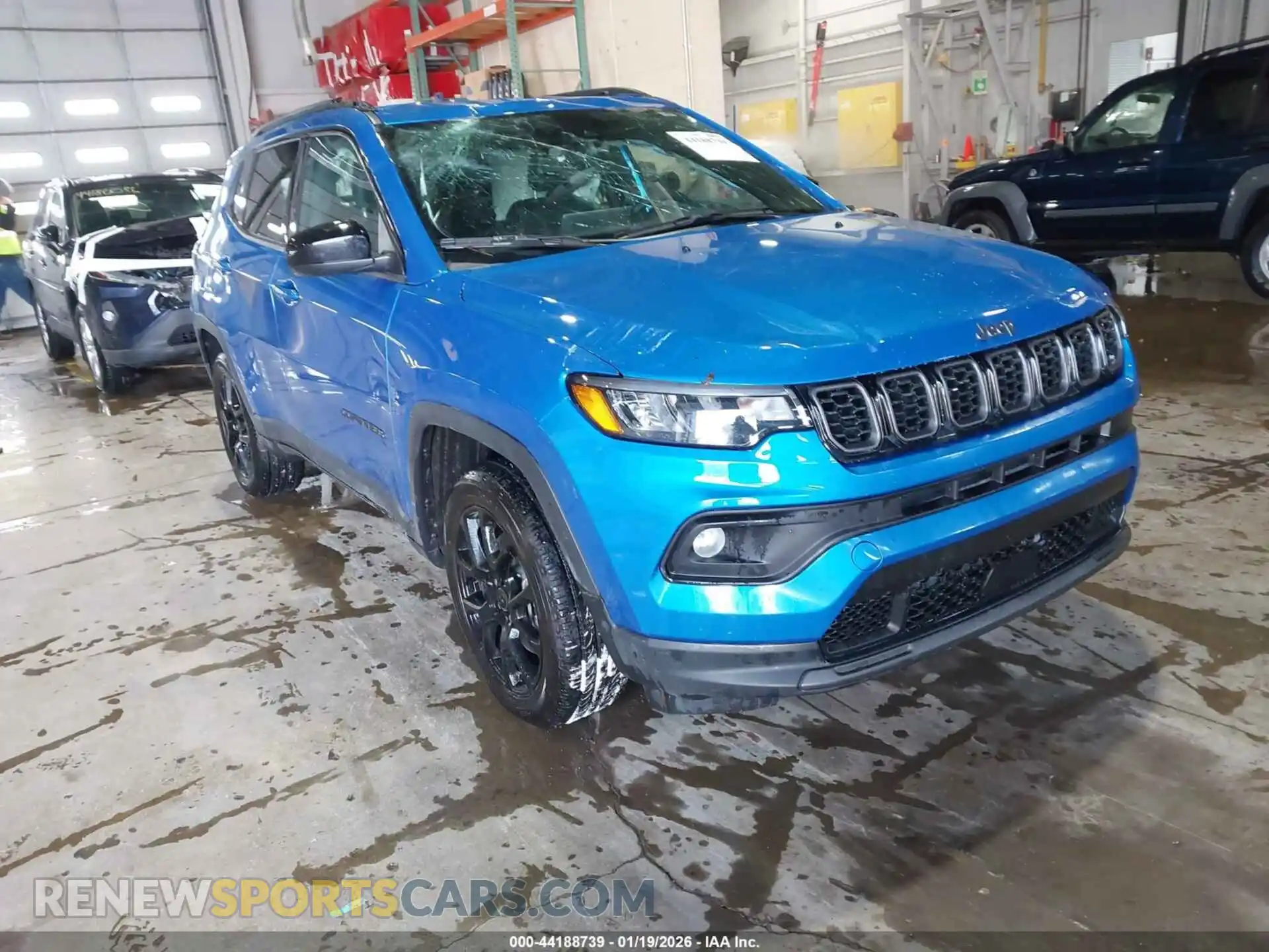 1 Photograph of a damaged car 3C4NJDBN8ST540320 JEEP COMPASS 2025