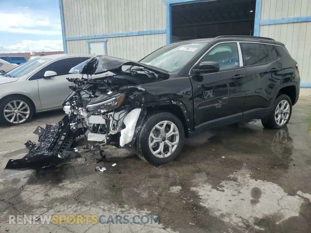 1 Photograph of a damaged car 3C4NJDBN8ST547719 JEEP COMPASS 2025