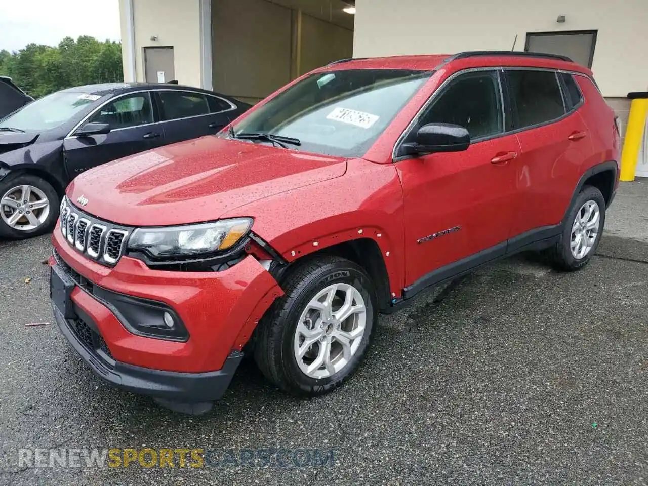 1 Photograph of a damaged car 3C4NJDBN8ST594541 JEEP COMPASS 2025