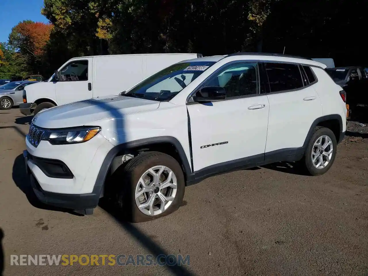 1 Photograph of a damaged car 3C4NJDBN8ST594832 JEEP COMPASS 2025