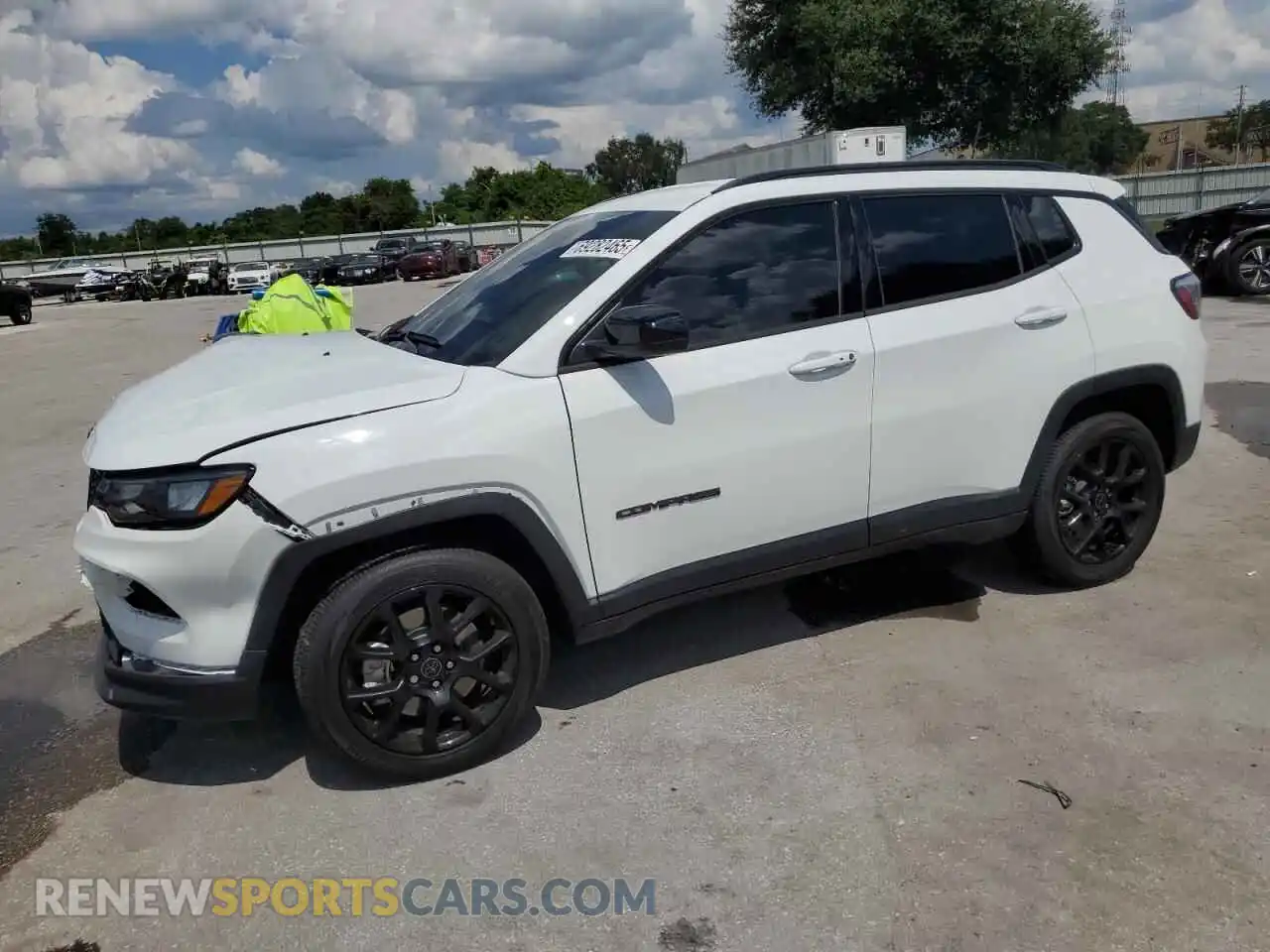 1 Photograph of a damaged car 3C4NJDBN9ST527463 JEEP COMPASS 2025