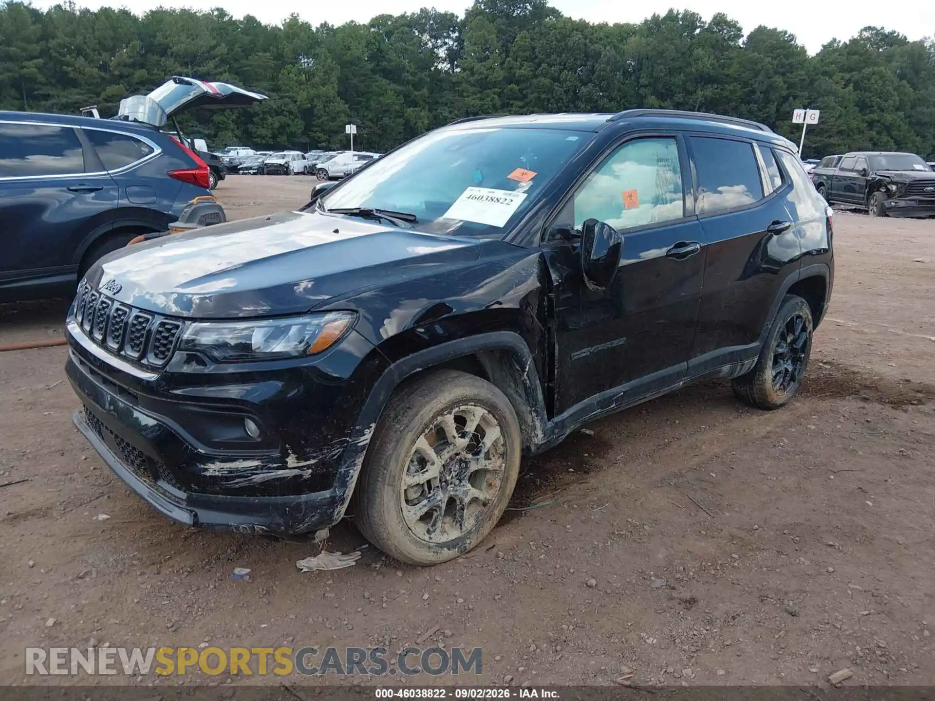 2 Photograph of a damaged car 3C4NJDBN9ST539239 JEEP COMPASS 2025