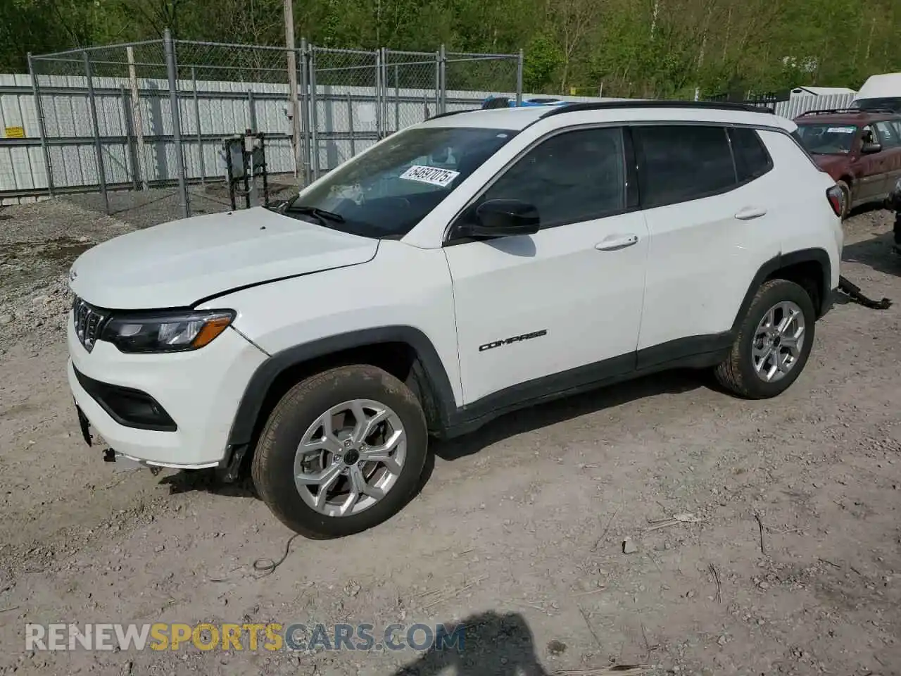 1 Photograph of a damaged car 3C4NJDBN9ST539998 JEEP COMPASS 2025