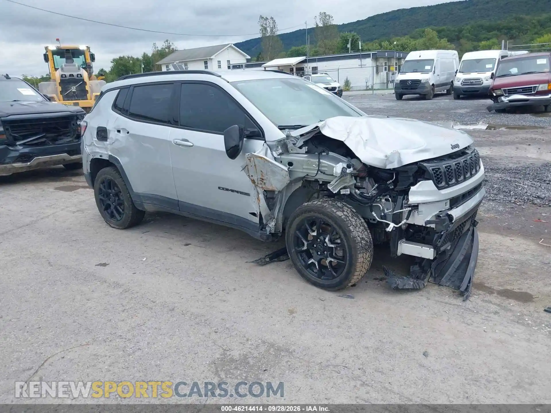 1 Photograph of a damaged car 3C4NJDBN9ST607149 JEEP COMPASS 2025