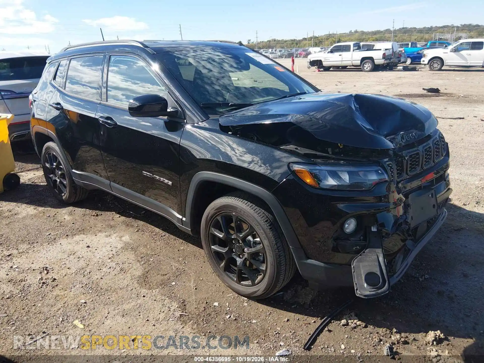 1 Photograph of a damaged car 3C4NJDBN9ST617454 JEEP COMPASS 2025