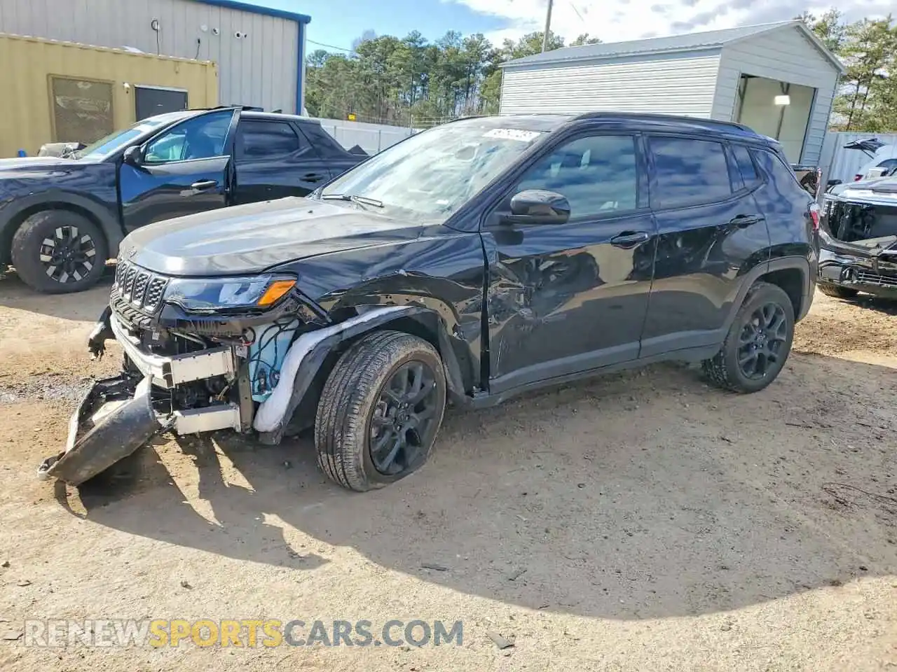 1 Photograph of a damaged car 3C4NJDBN9ST624307 JEEP COMPASS 2025