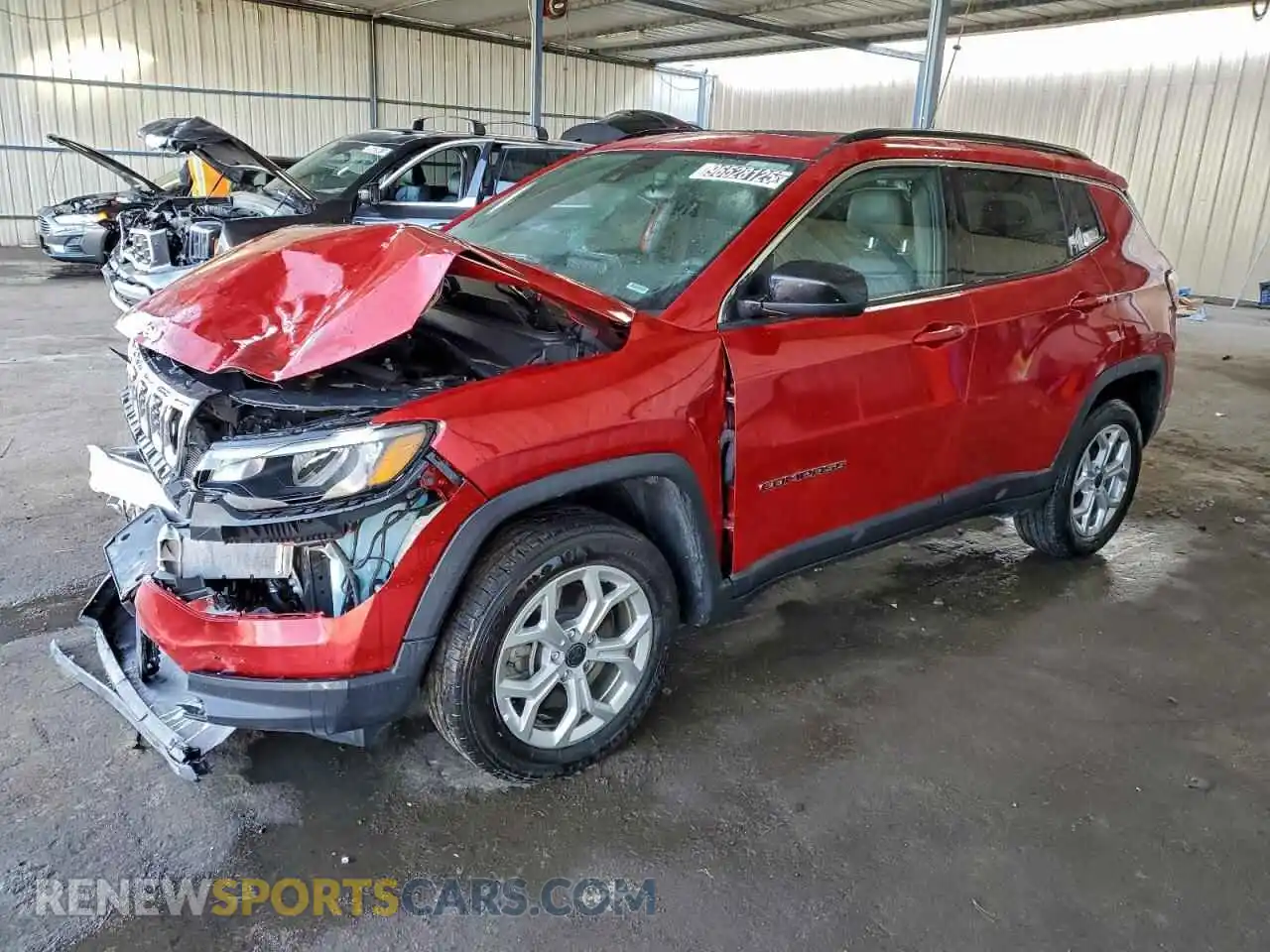 1 Photograph of a damaged car 3C4NJDBNXST547687 JEEP COMPASS 2025