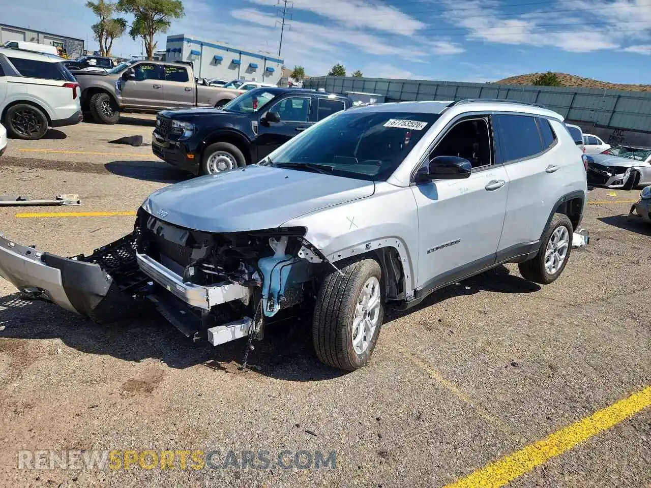 1 fotografías del automóvil dañado 3C4NJDBNXST602042 JEEP COMPASS 2025