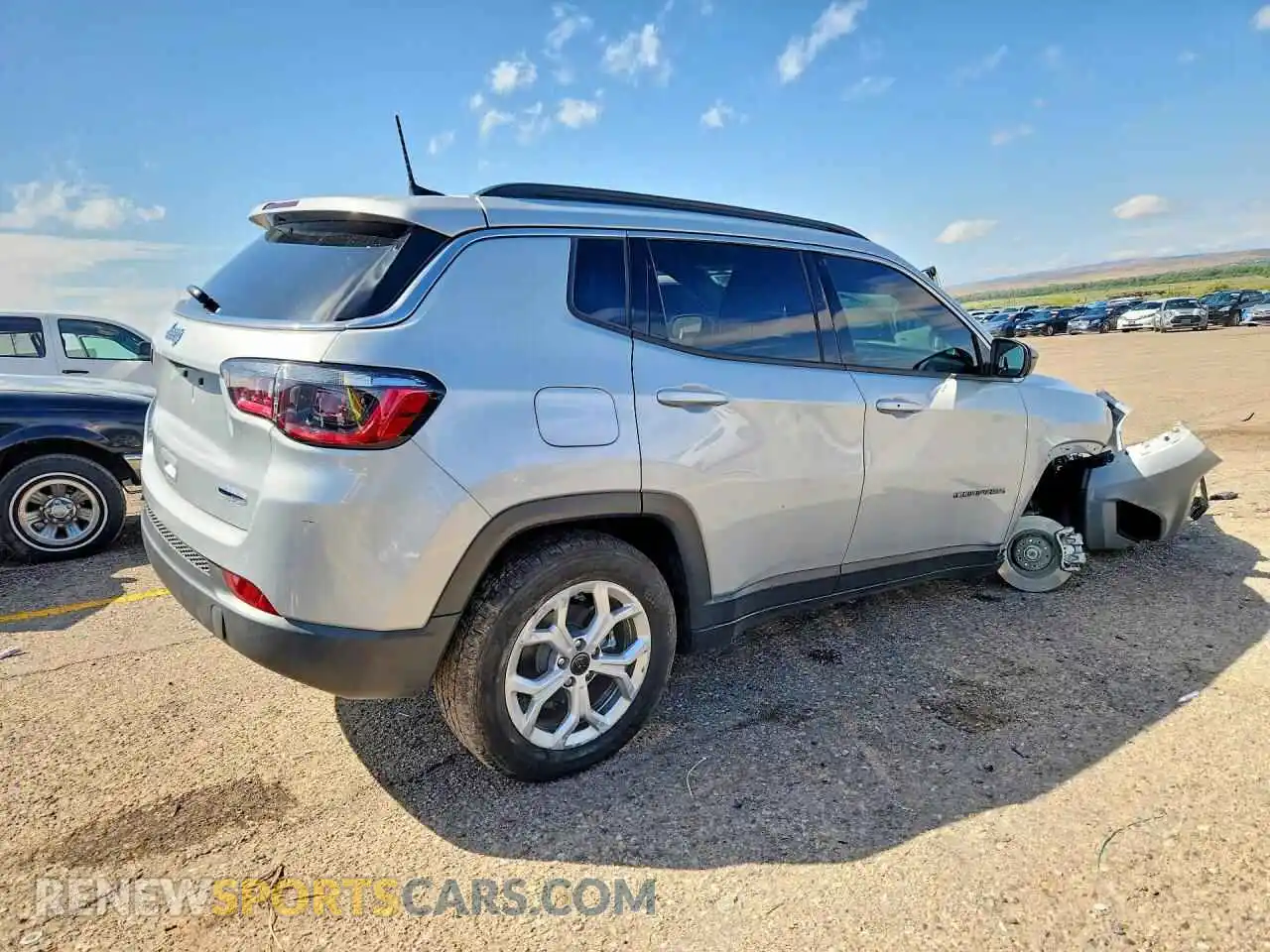 3 fotografías del automóvil dañado 3C4NJDBNXST602042 JEEP COMPASS 2025