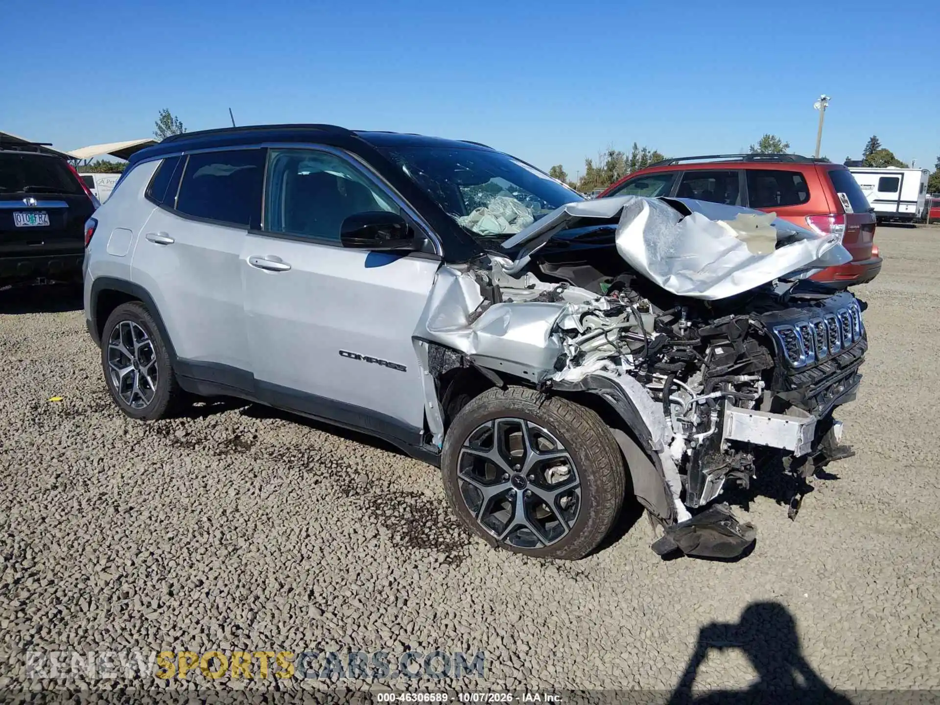 1 Photograph of a damaged car 3C4NJDCN0ST512235 JEEP COMPASS 2025