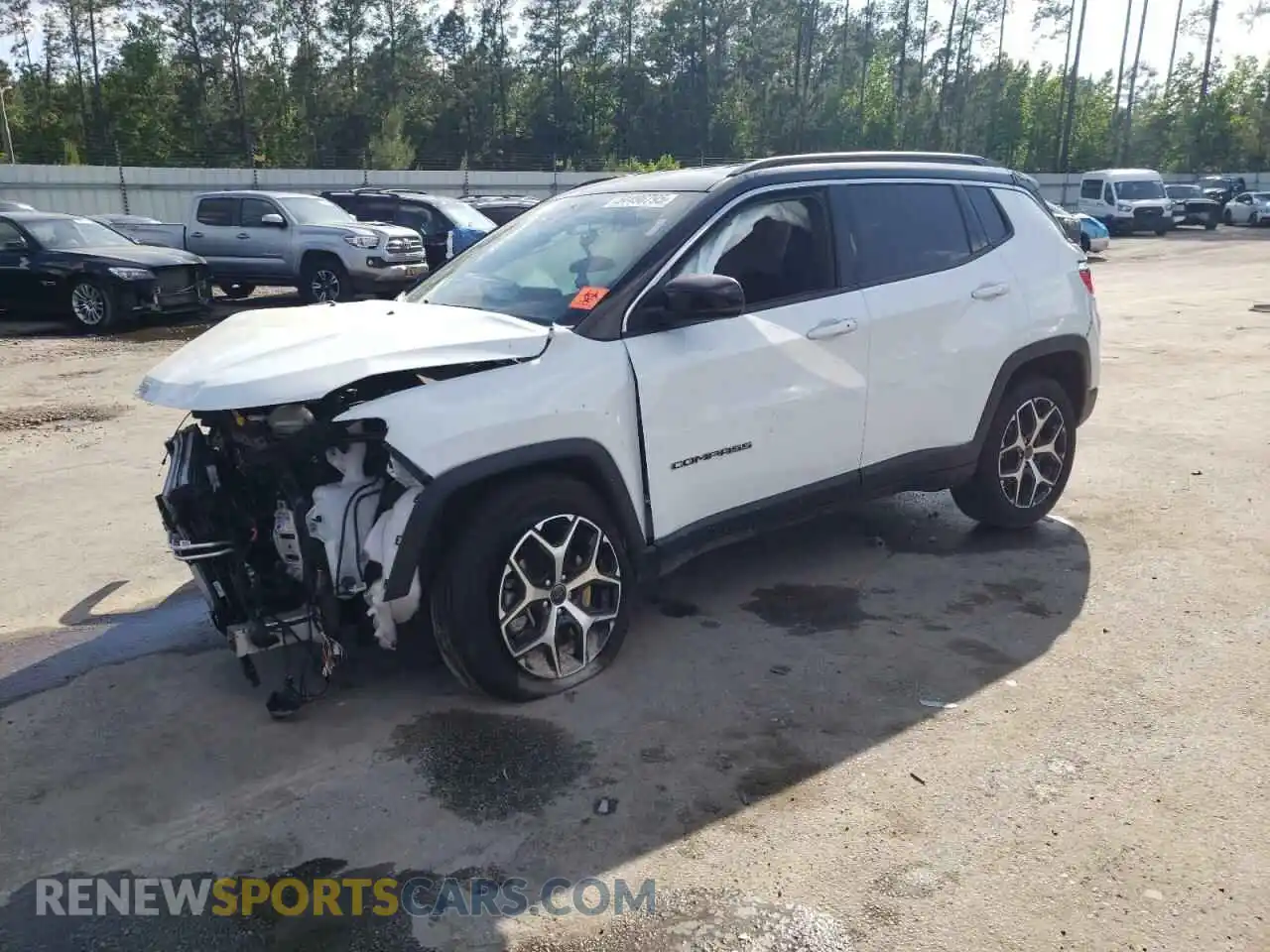 1 Photograph of a damaged car 3C4NJDCN0ST517256 JEEP COMPASS 2025