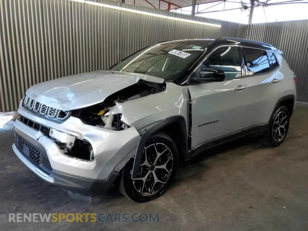 1 Photograph of a damaged car 3C4NJDCN0ST521064 JEEP COMPASS 2025