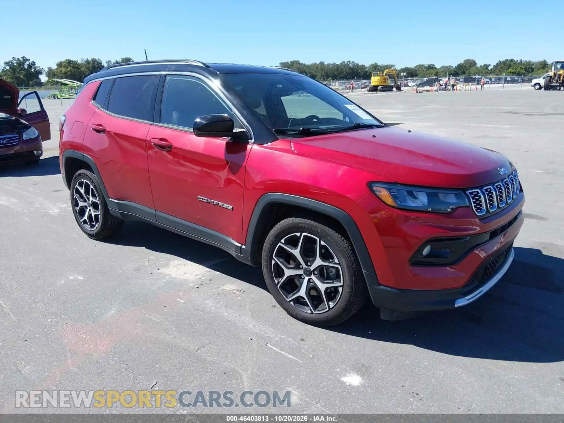 1 Photograph of a damaged car 3C4NJDCN0ST522523 JEEP COMPASS 2025