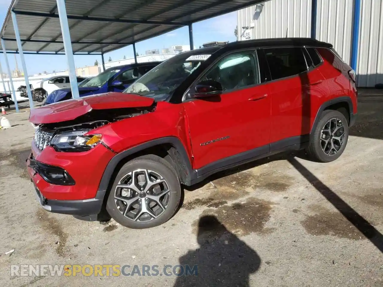 1 Photograph of a damaged car 3C4NJDCN0ST550516 JEEP COMPASS 2025