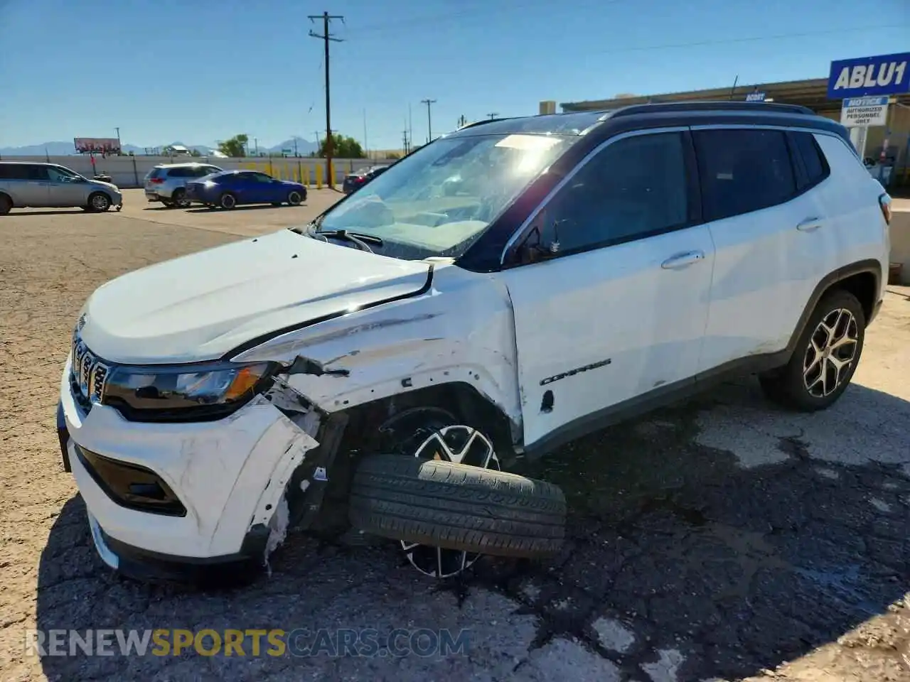 1 Photograph of a damaged car 3C4NJDCN1ST524863 JEEP COMPASS 2025