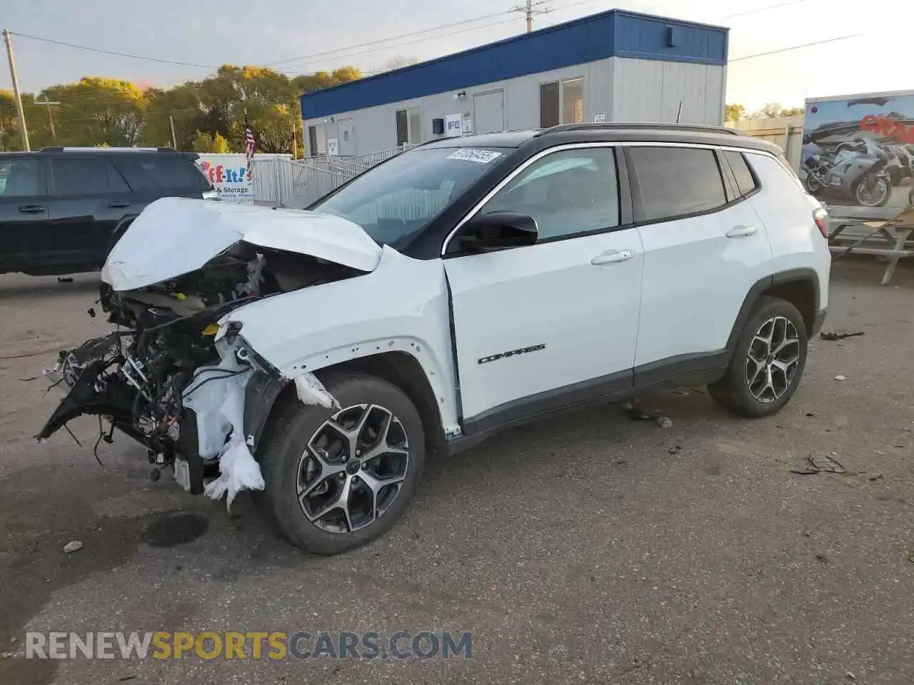1 Photograph of a damaged car 3C4NJDCN1ST542084 JEEP COMPASS 2025