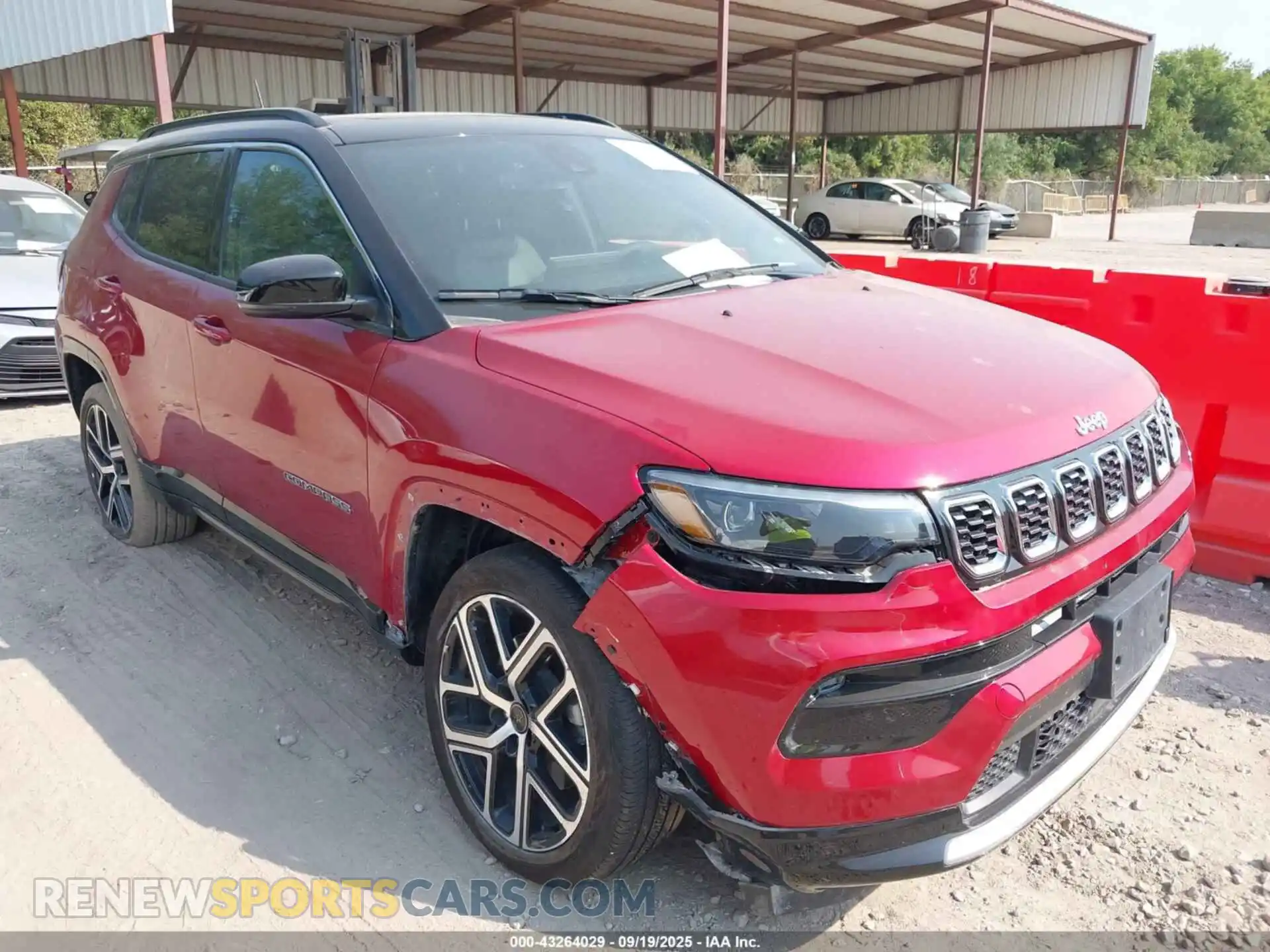 1 Photograph of a damaged car 3C4NJDCN1ST594136 JEEP COMPASS 2025