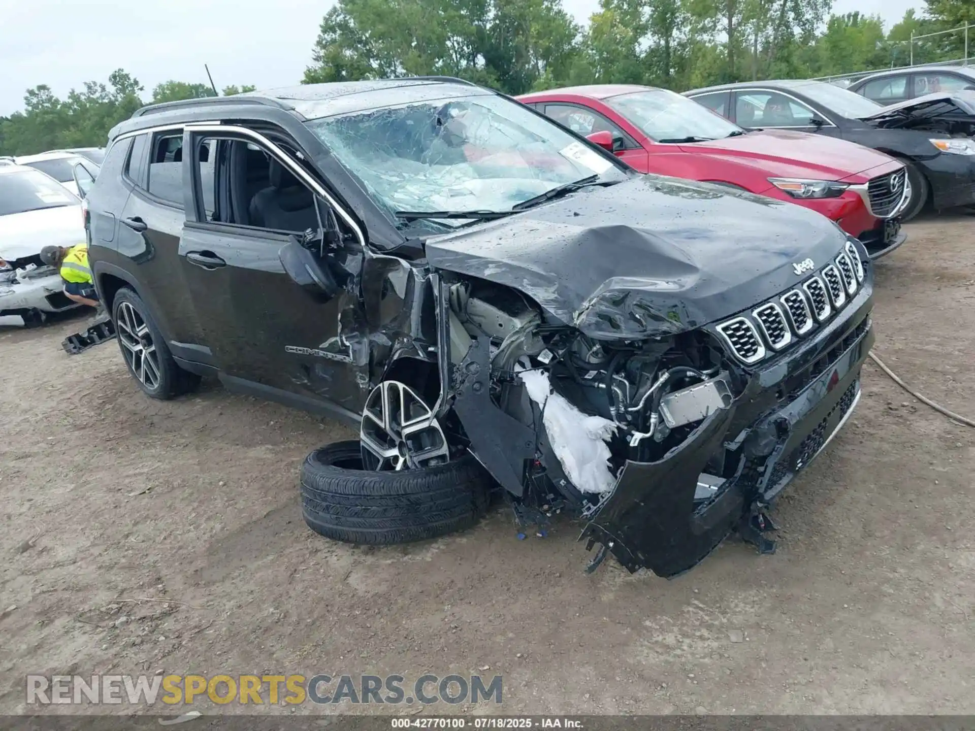 1 fotografías del automóvil dañado 3C4NJDCN1ST608147 JEEP COMPASS 2025