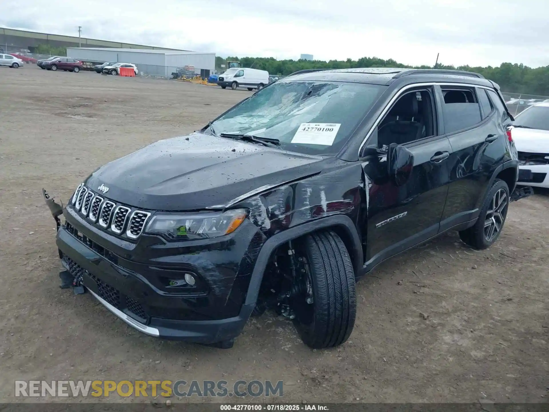 2 fotografías del automóvil dañado 3C4NJDCN1ST608147 JEEP COMPASS 2025