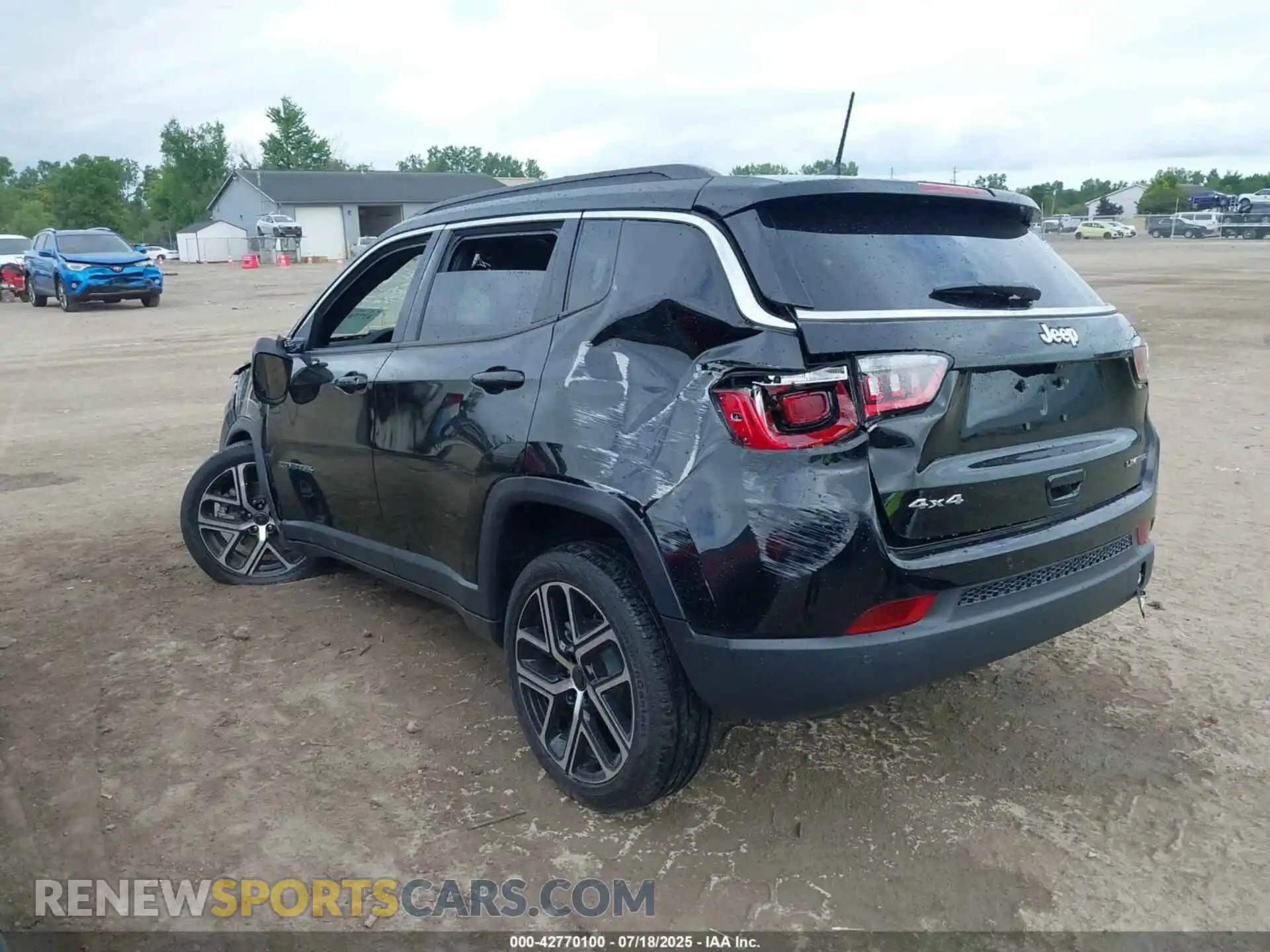 3 fotografías del automóvil dañado 3C4NJDCN1ST608147 JEEP COMPASS 2025