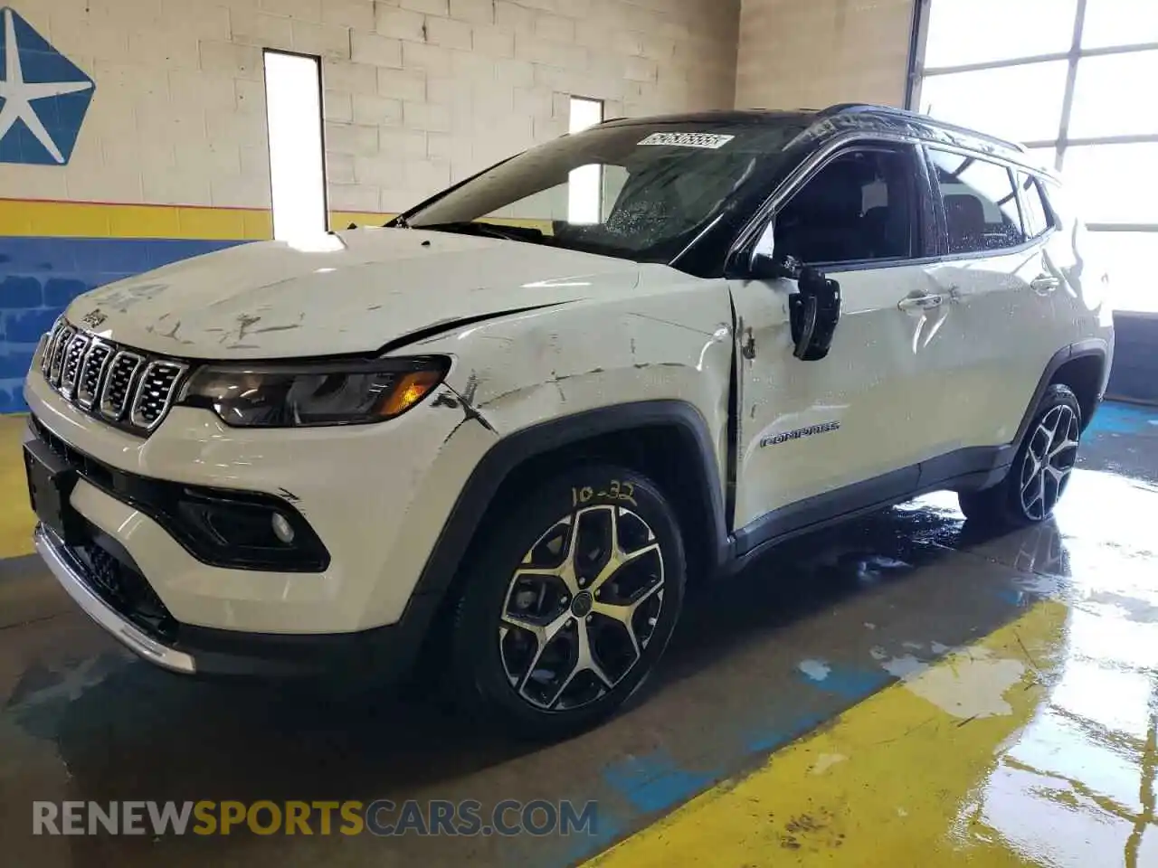 1 Photograph of a damaged car 3C4NJDCN2ST565549 JEEP COMPASS 2025