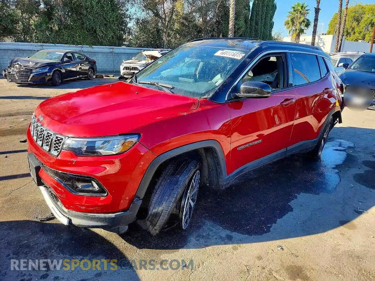 1 Photograph of a damaged car 3C4NJDCN2ST579614 JEEP COMPASS 2025