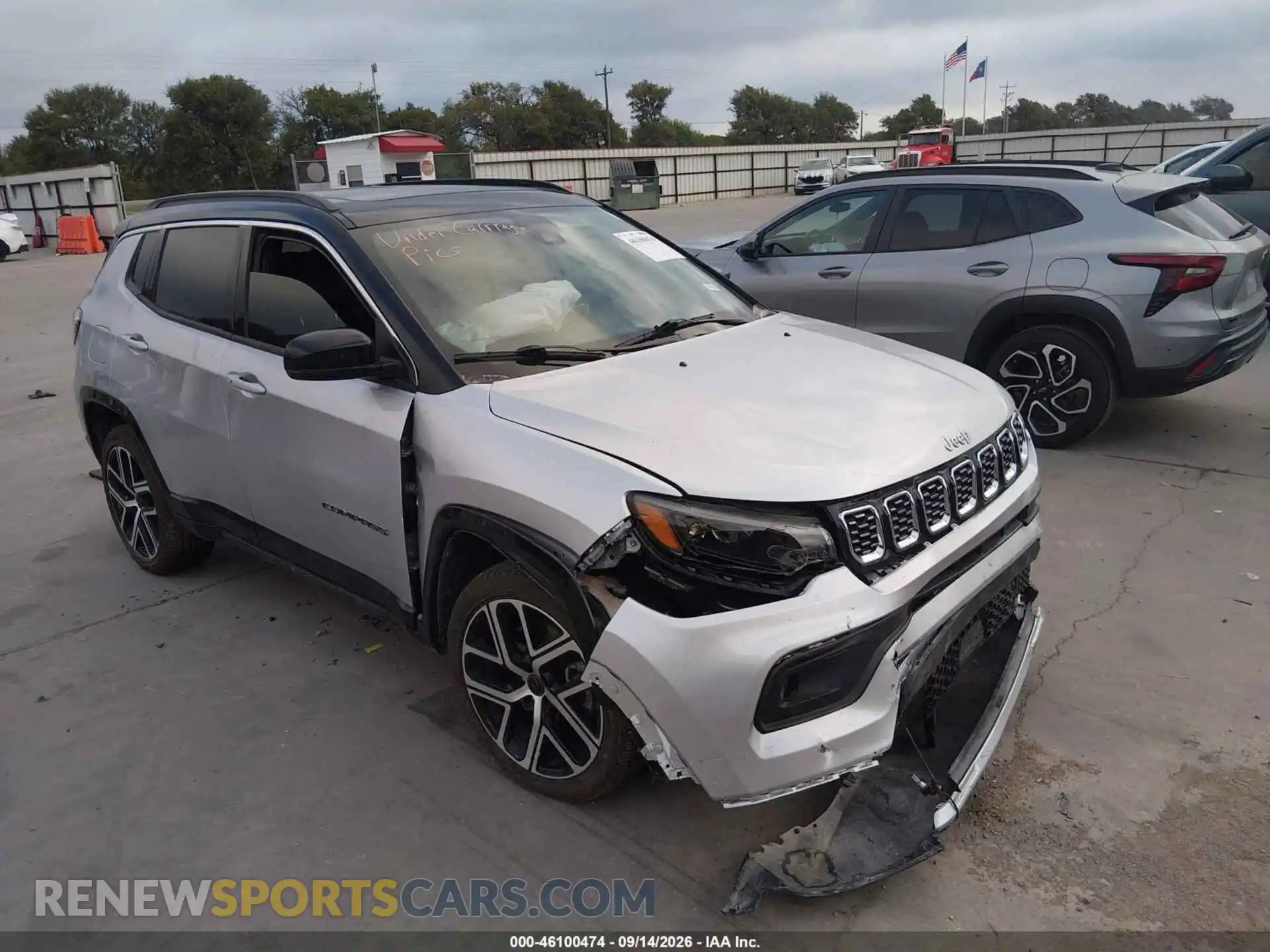 1 Photograph of a damaged car 3C4NJDCN2ST601238 JEEP COMPASS 2025