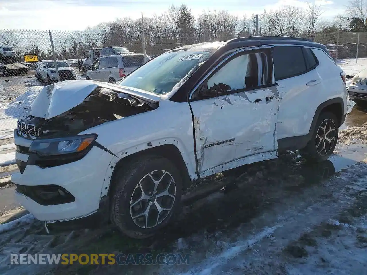 1 Photograph of a damaged car 3C4NJDCN2ST601725 JEEP COMPASS 2025
