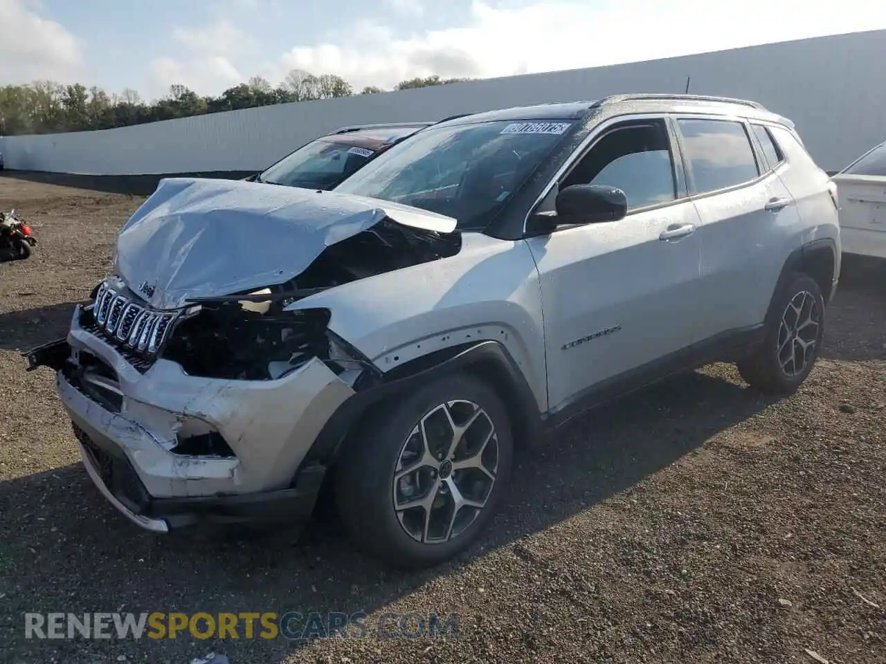 1 Photograph of a damaged car 3C4NJDCN2ST613812 JEEP COMPASS 2025