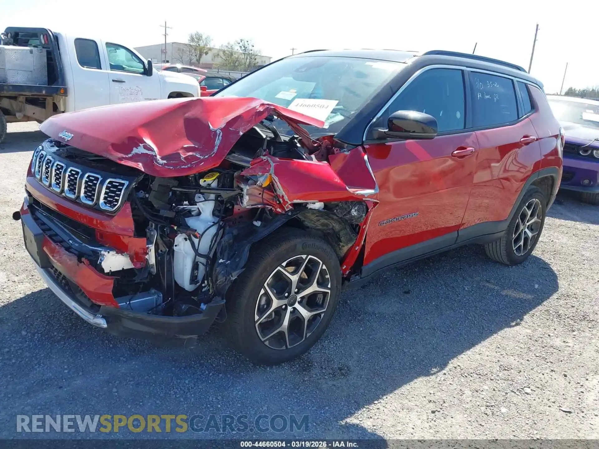2 Photograph of a damaged car 3C4NJDCN2ST623434 JEEP COMPASS 2025