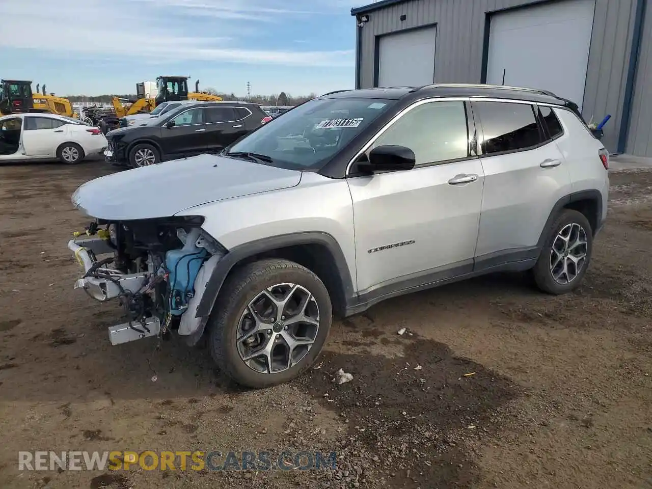 1 Photograph of a damaged car 3C4NJDCN3ST521088 JEEP COMPASS 2025