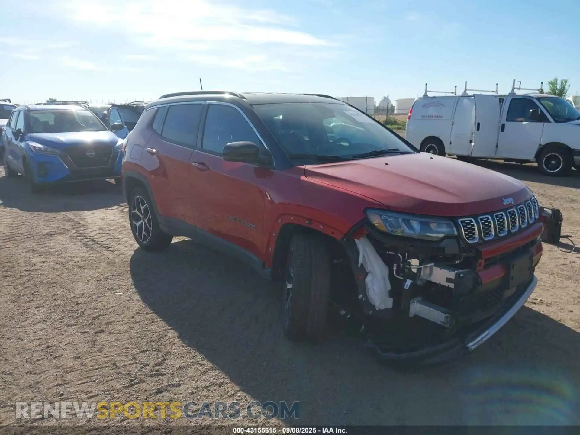 1 Photograph of a damaged car 3C4NJDCN3ST546492 JEEP COMPASS 2025