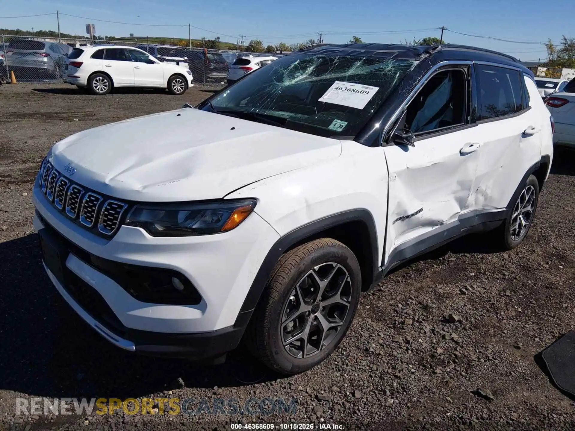 2 fotografías del automóvil dañado 3C4NJDCN3ST571053 JEEP COMPASS 2025