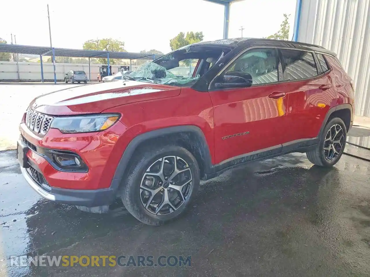 1 Photograph of a damaged car 3C4NJDCN3ST579511 JEEP COMPASS 2025