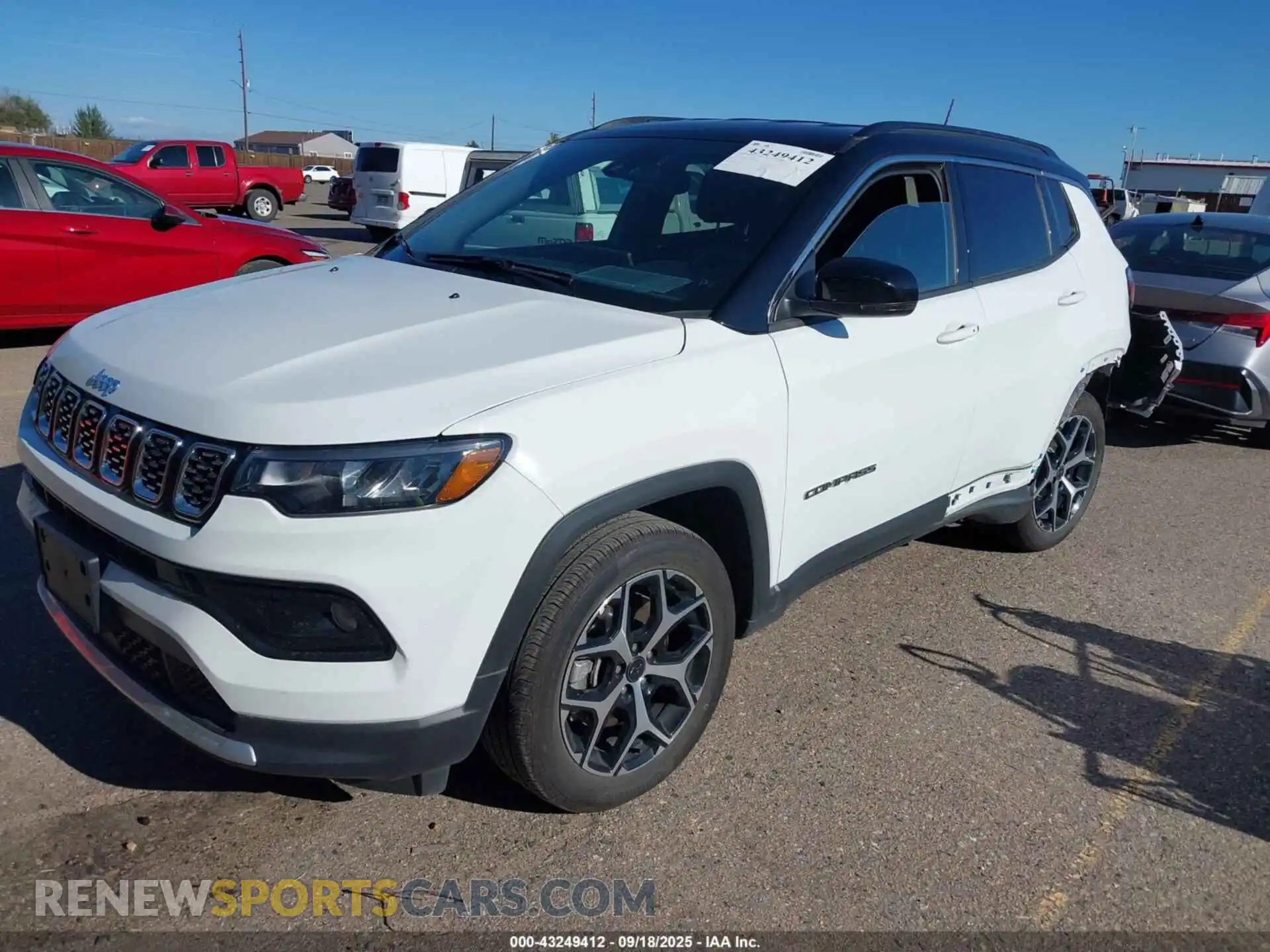 2 Photograph of a damaged car 3C4NJDCN3ST598222 JEEP COMPASS 2025